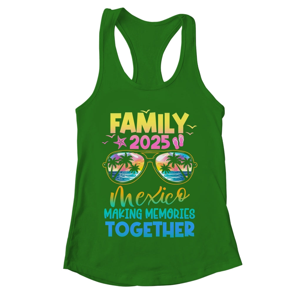 Family Vacation Mexico 2025 Summer Holiday Matching Shirt & Tank Top | teecentury