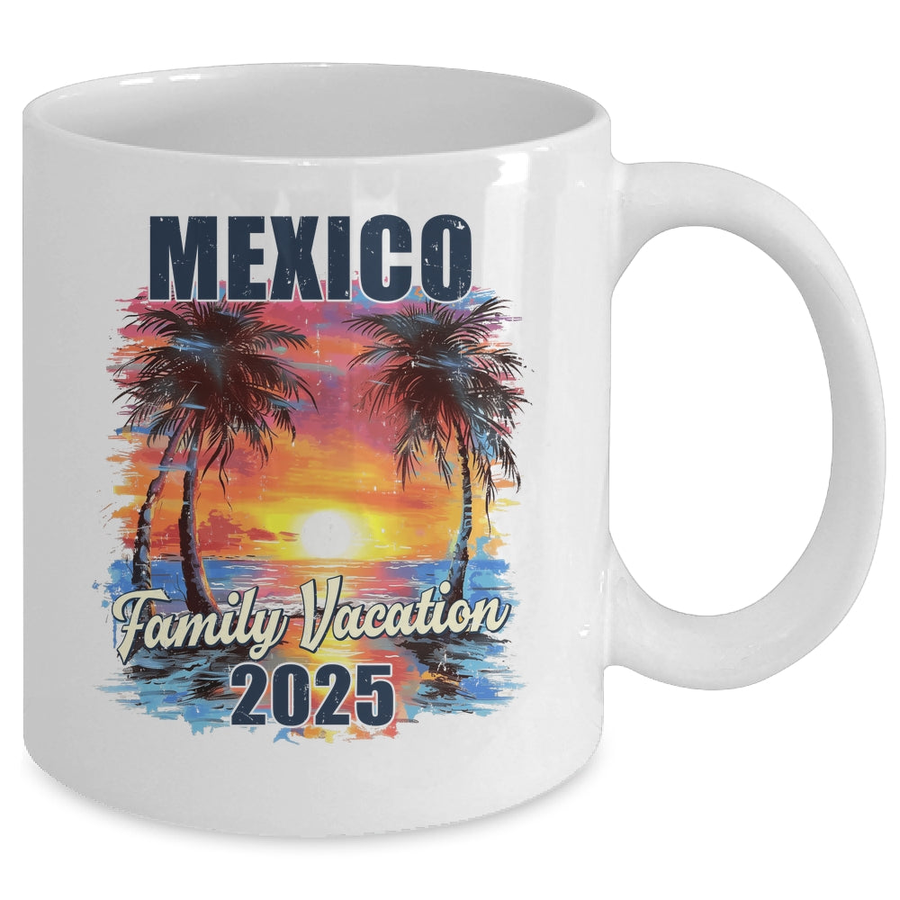 Family Vacation Mexico 2025 Summer Trip Matching Mug | teecentury