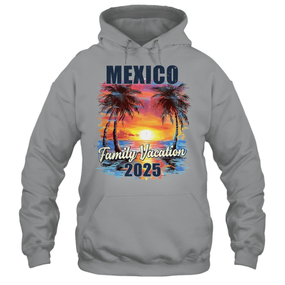 Family Vacation Mexico 2025 Summer Trip Matching Shirt & Tank Top | teecentury