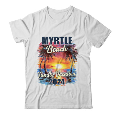 Family Vacation Myrtle Beach 2024 Summer Trip Matching Shirt & Tank Top | teecentury