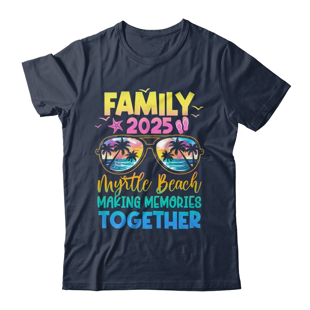 Family Vacation Myrtle Beach 2025 Summer Holiday Matching Shirt & Tank Top | teecentury