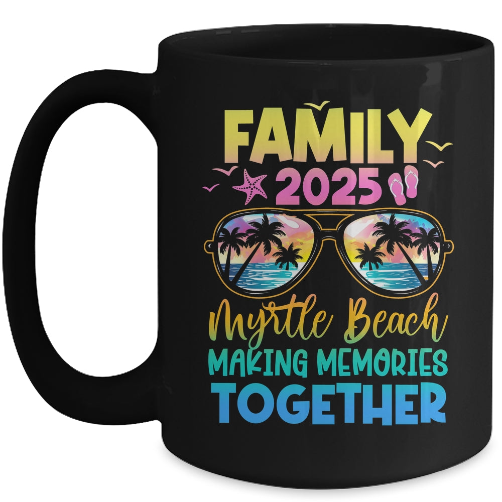 Family Vacation Myrtle Beach 2025 Summer Holiday Matching Mug | teecentury