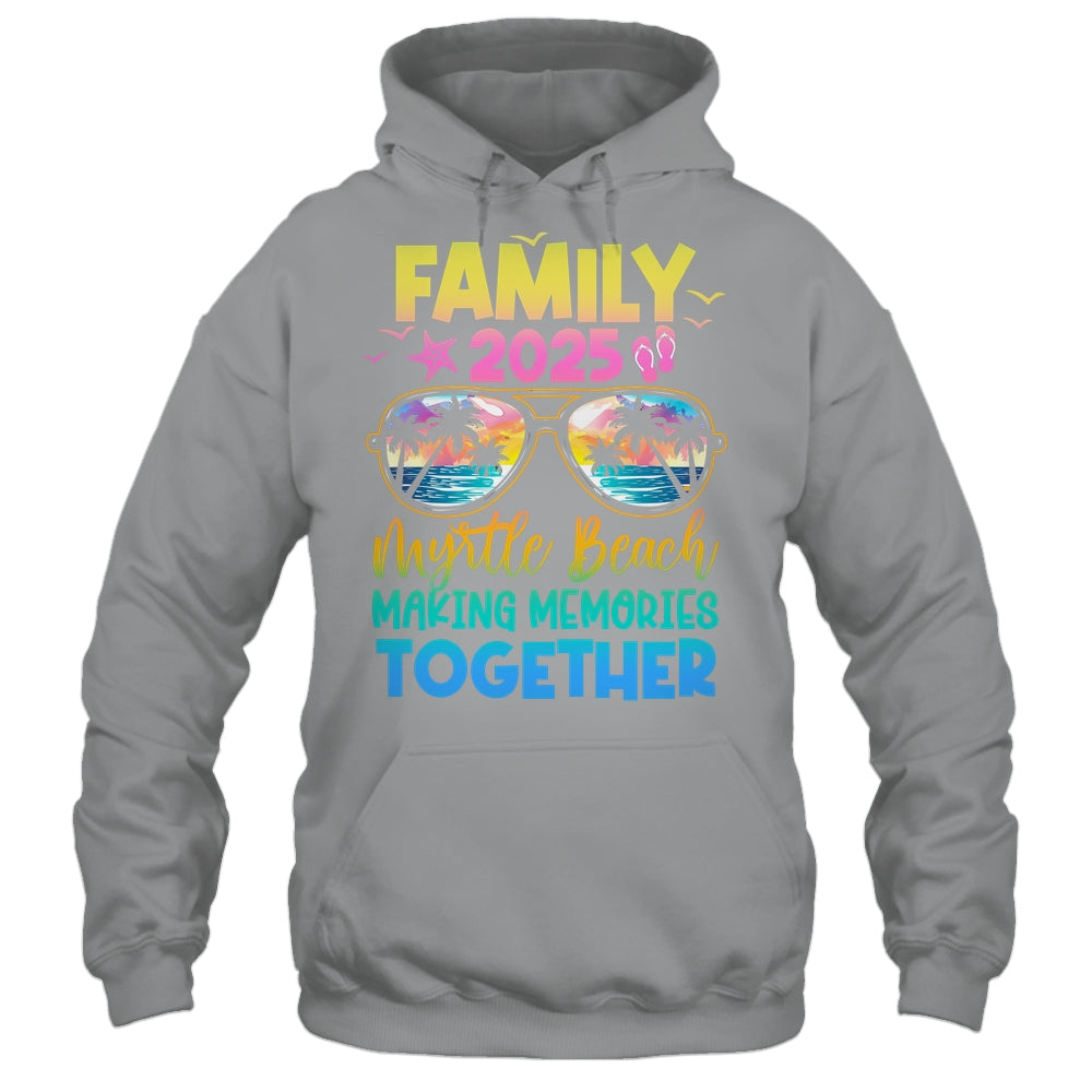 Family Vacation Myrtle Beach 2025 Summer Holiday Matching Shirt & Tank Top | teecentury