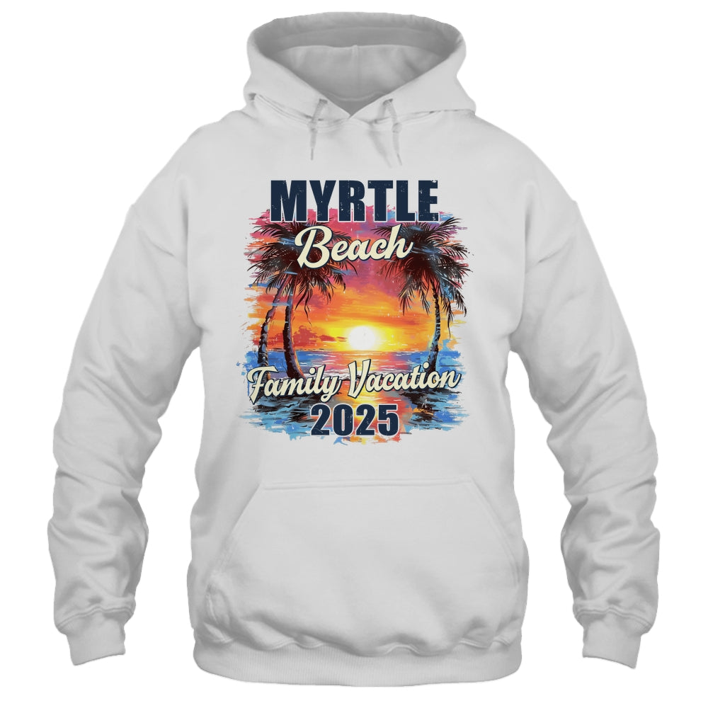 Family Vacation Myrtle Beach 2025 Summer Trip Matching Shirt & Tank Top | teecentury