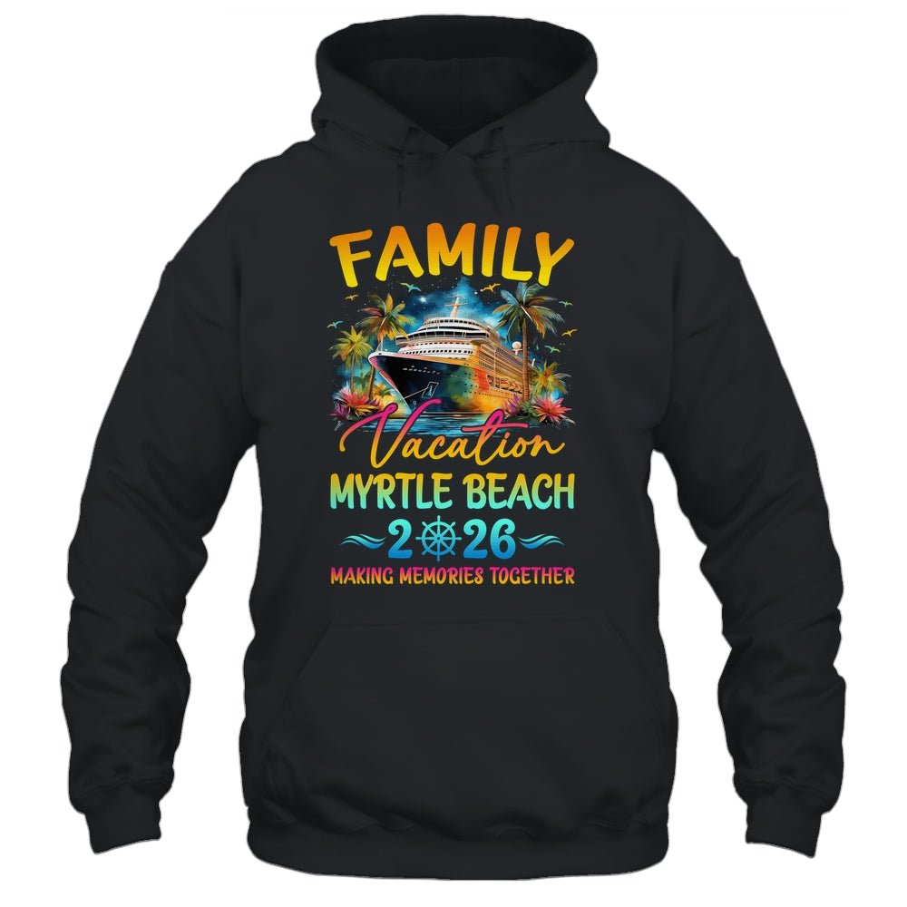 Family Vacation Myrtle Beach 2026 Matching Group Summer Shirt & Tank Top | teecentury