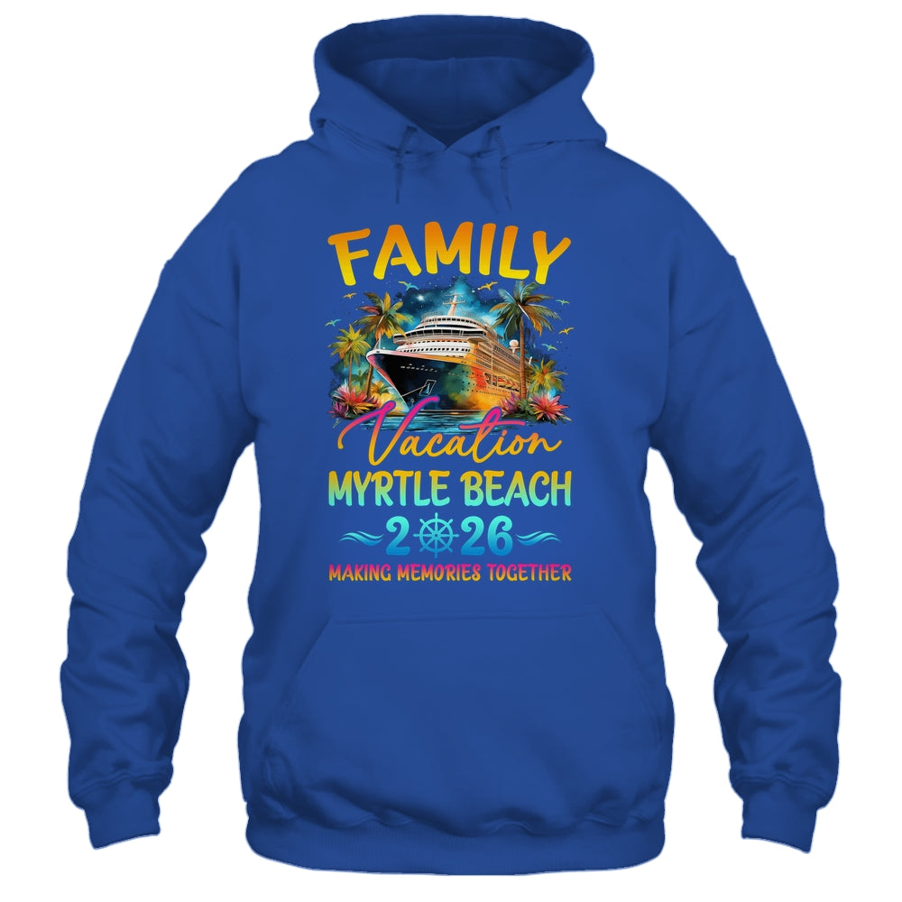 Family Vacation Myrtle Beach 2026 Matching Group Summer Shirt & Tank Top | teecentury