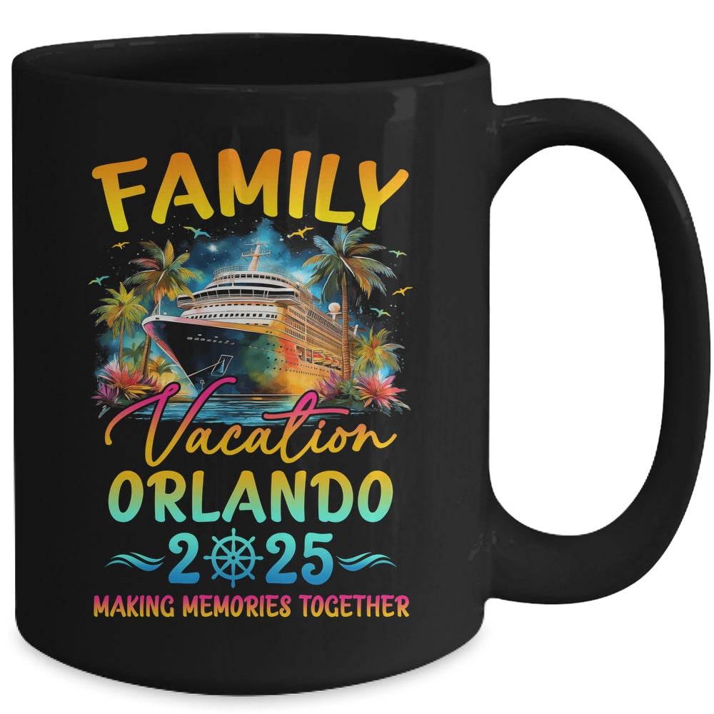 Family Vacation Orlando 2025 Matching Group Summer Mug | teecentury