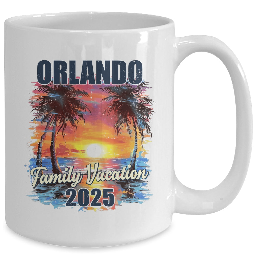 Family Vacation Orlando 2025 Summer Trip Matching Mug | teecentury