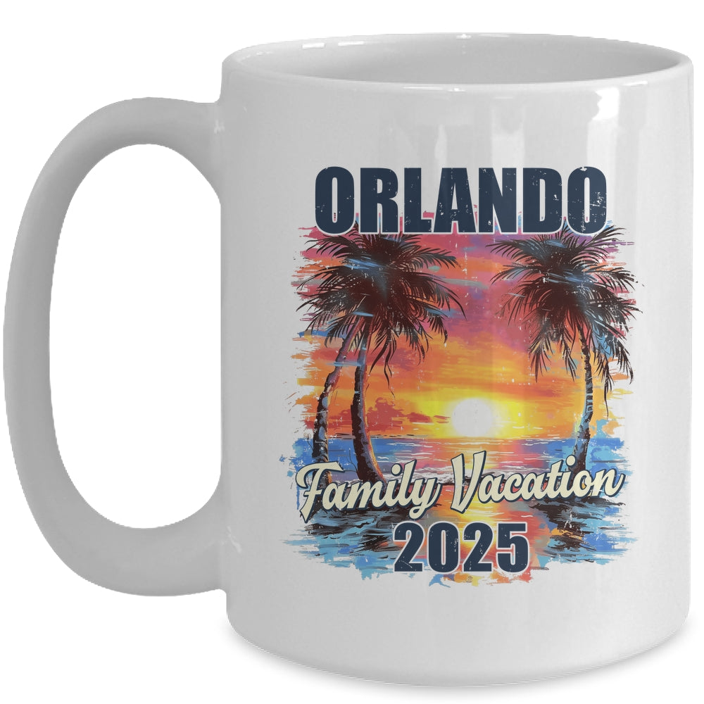 Family Vacation Orlando 2025 Summer Trip Matching Mug | teecentury