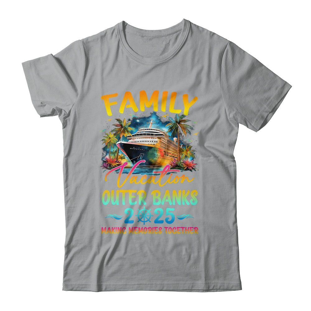 Family Vacation Outer Banks 2025 Matching Group Summer Shirt & Tank Top | teecentury