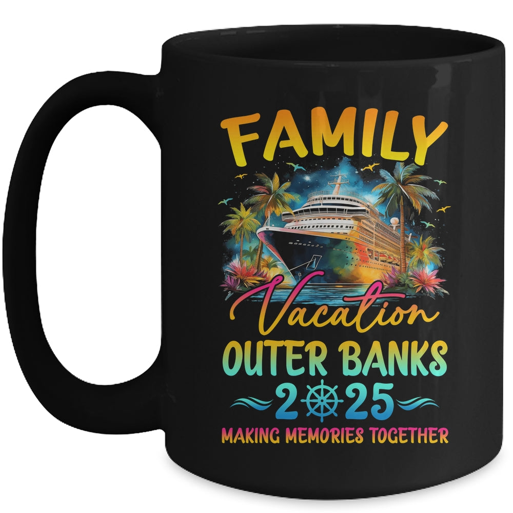Family Vacation Outer Banks 2025 Matching Group Summer Mug | teecentury
