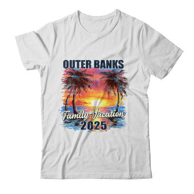 Family Vacation Outer Banks 2025 Summer Trip Matching Shirt & Tank Top | teecentury