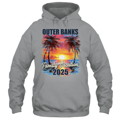 Family Vacation Outer Banks 2025 Summer Trip Matching Shirt & Tank Top | teecentury
