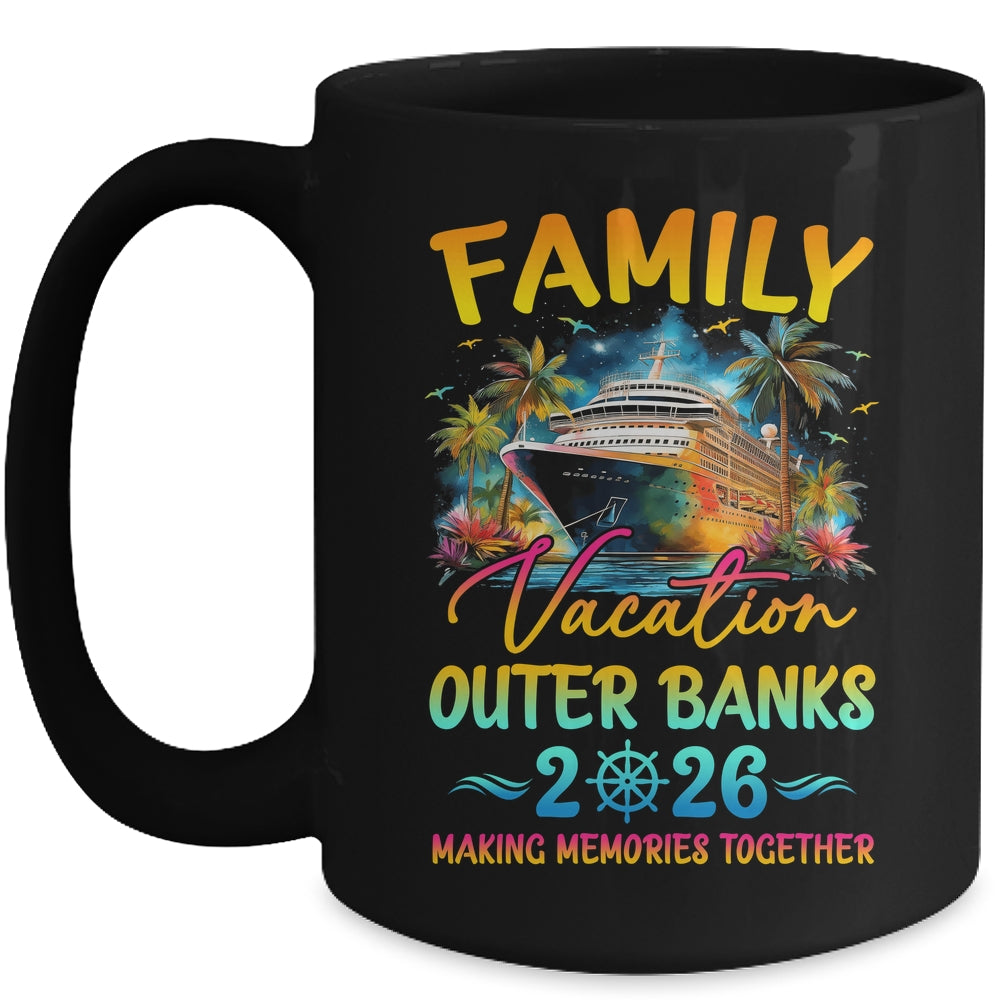 Family Vacation Outer Banks 2026 Matching Group Summer Mug | teecentury