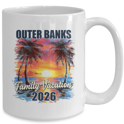 Family Vacation Outer Banks 2026 Summer Trip Matching Mug | teecentury