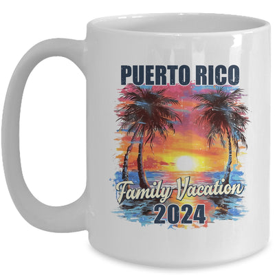 Family Vacation Puerto Rico 2024 Summer Trip Matching Mug | teecentury