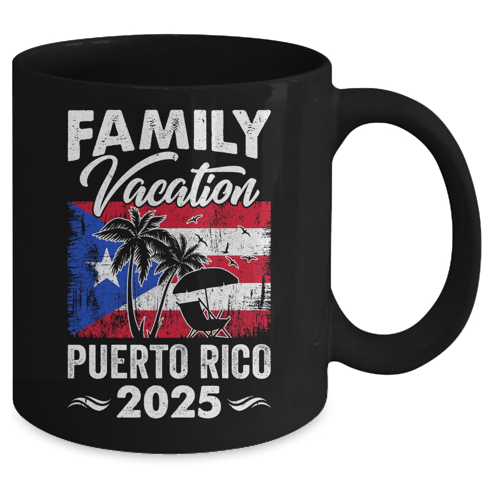 Family Vacation Puerto Rico 2025 Beach Summer Vacation Mug | teecentury