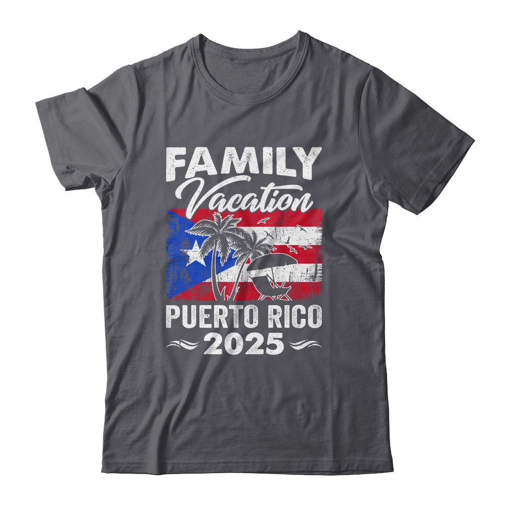 Family Vacation Puerto Rico 2025 Beach Summer Vacation Shirt & Tank Top | teecentury