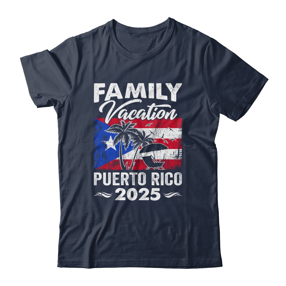 Family Vacation Puerto Rico 2025 Beach Summer Vacation Shirt & Tank Top | teecentury