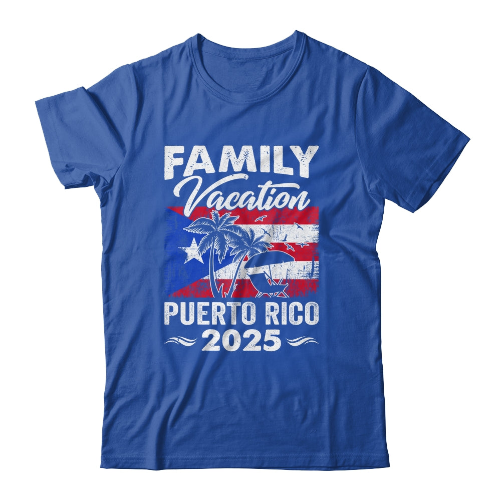 Family Vacation Puerto Rico 2025 Beach Summer Vacation Shirt & Tank Top | teecentury