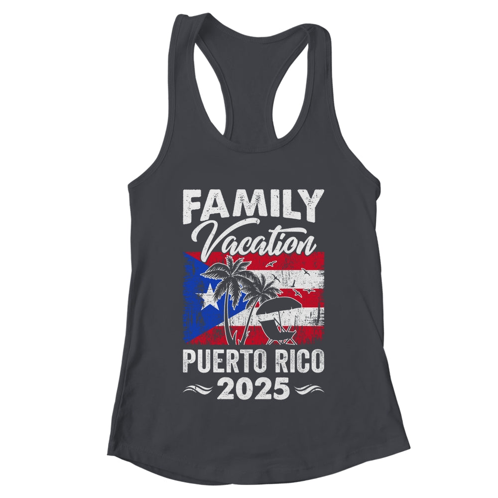 Family Vacation Puerto Rico 2025 Beach Summer Vacation Shirt & Tank Top | teecentury