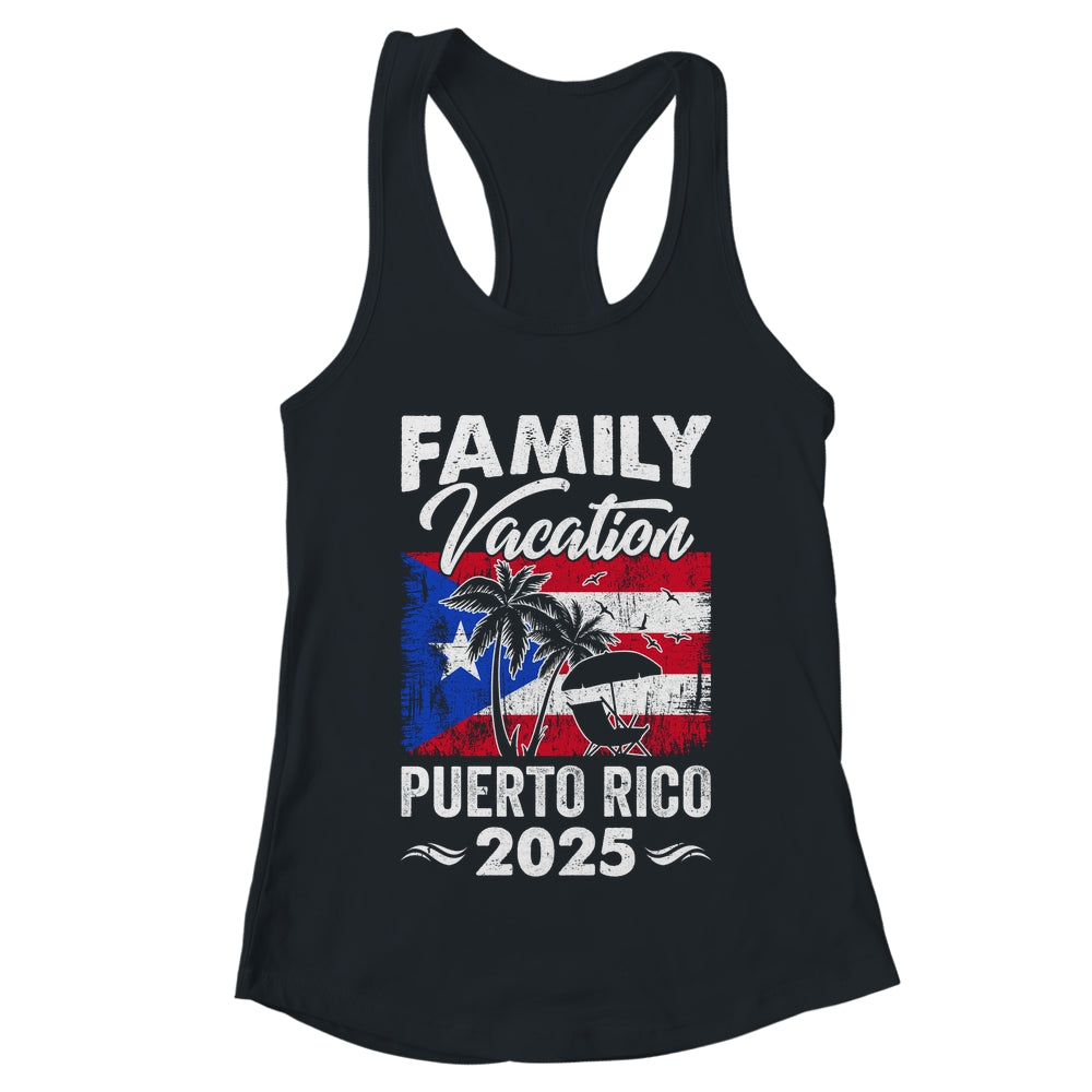 Family Vacation Puerto Rico 2025 Beach Summer Vacation Shirt & Tank Top | teecentury