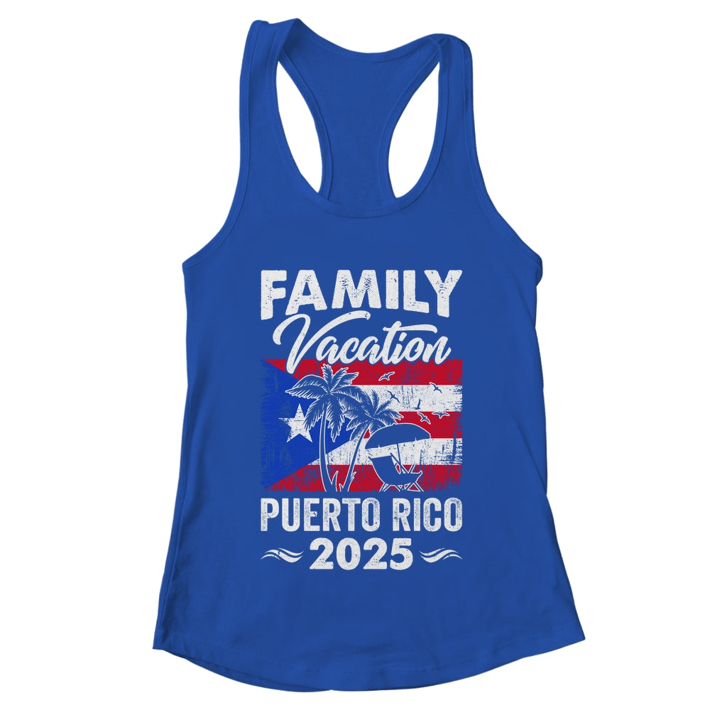 Family Vacation Puerto Rico 2025 Beach Summer Vacation Shirt & Tank Top | teecentury