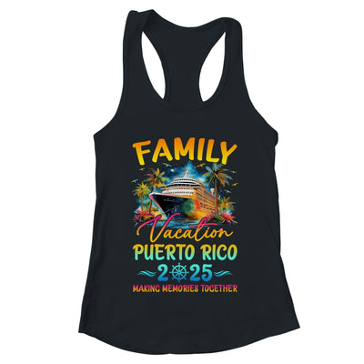 Family Vacation Puerto Rico 2025 Matching Group Summer Shirt & Tank Top | teecentury
