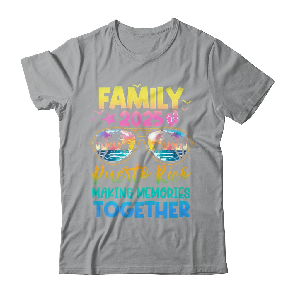Family Vacation Puerto Rico 2025 Summer Holiday Matching Shirt & Tank Top | teecentury