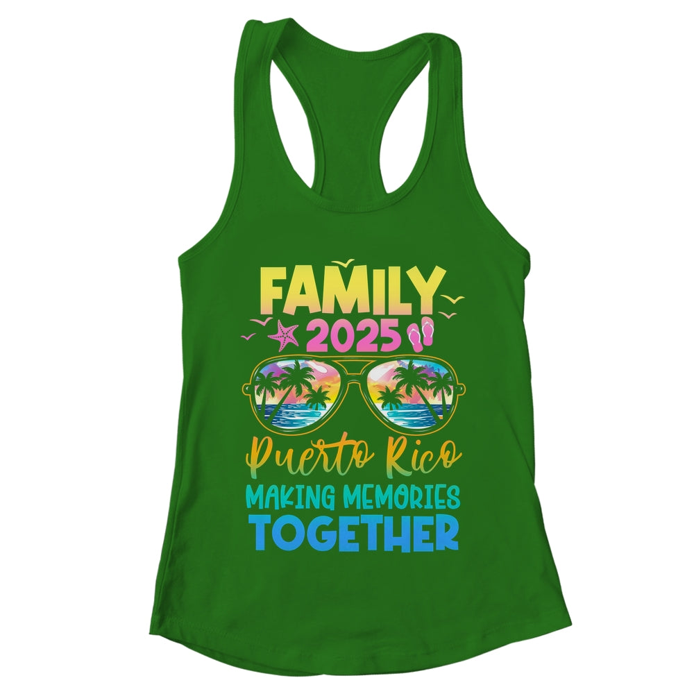 Family Vacation Puerto Rico 2025 Summer Holiday Matching Shirt & Tank Top | teecentury