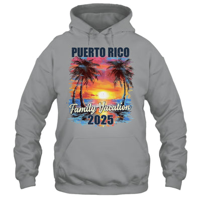 Family Vacation Puerto Rico 2025 Summer Trip Matching Shirt & Tank Top | teecentury