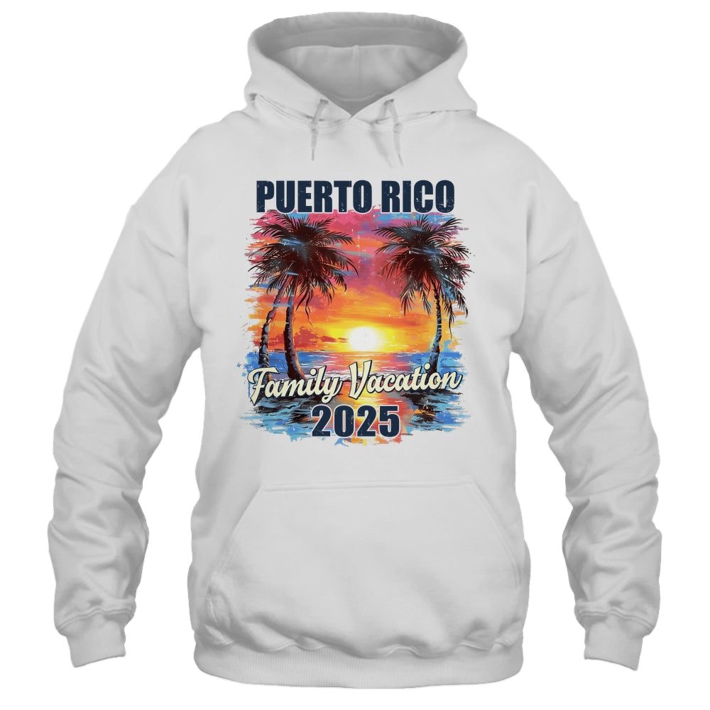 Family Vacation Puerto Rico 2025 Summer Trip Matching Shirt & Tank Top | teecentury