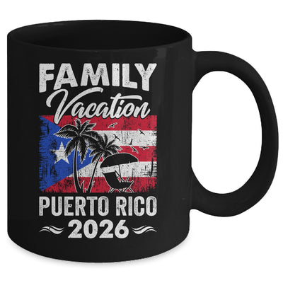 Family Vacation Puerto Rico 2026 Beach Summer Vacation Mug | teecentury