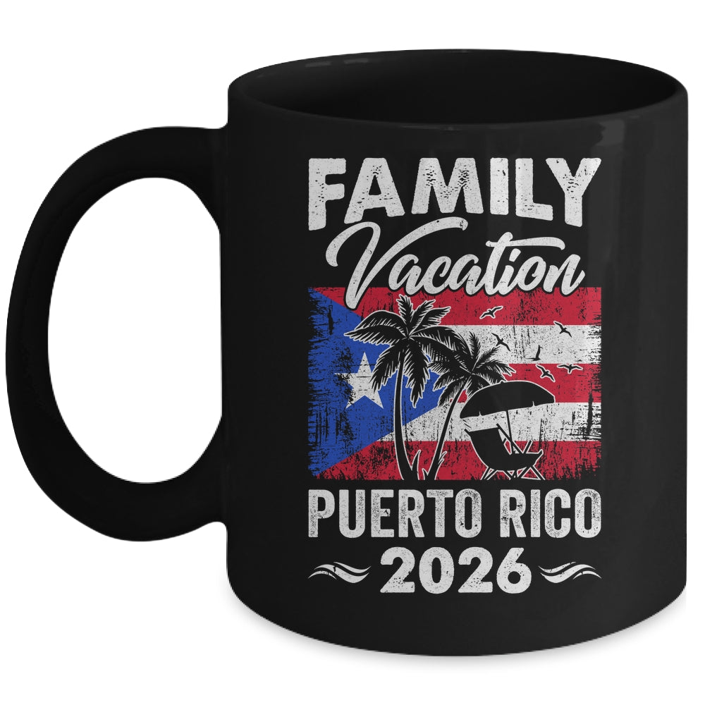 Family Vacation Puerto Rico 2026 Beach Summer Vacation Mug | teecentury