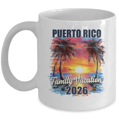 Family Vacation Puerto Rico 2026 Summer Trip Matching Mug | teecentury
