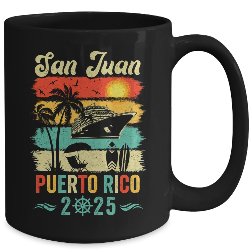 Family Vacation Puerto Rico San Juan 2025 Beach Summer Mug | teecentury