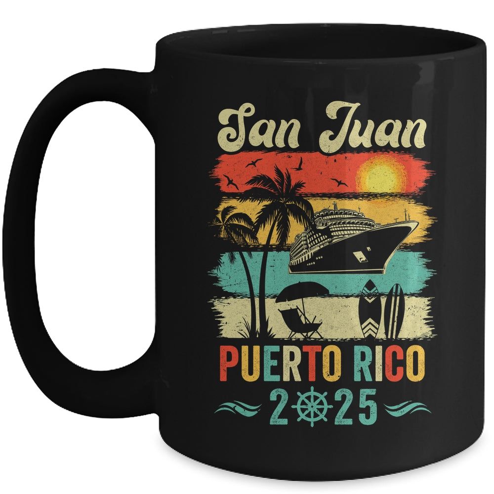 Family Vacation Puerto Rico San Juan 2025 Beach Summer Mug | teecentury