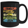 Family Vacation Punta Cana 2024 Summer Retro Sunset Mug | teecentury