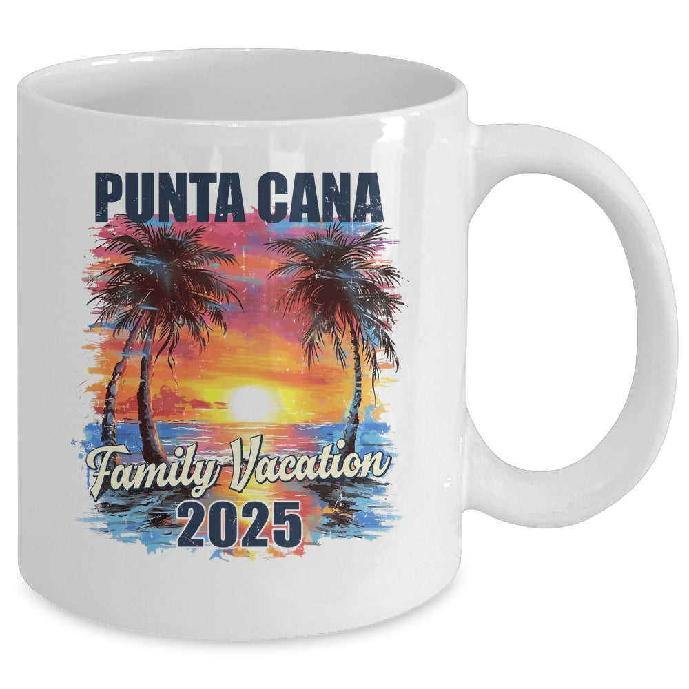 Family Vacation Punta Cana 2025 Summer Trip Matching Mug | teecentury