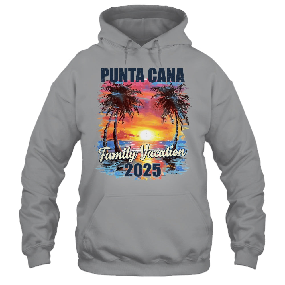 Family Vacation Punta Cana 2025 Summer Trip Matching Shirt & Tank Top | teecentury