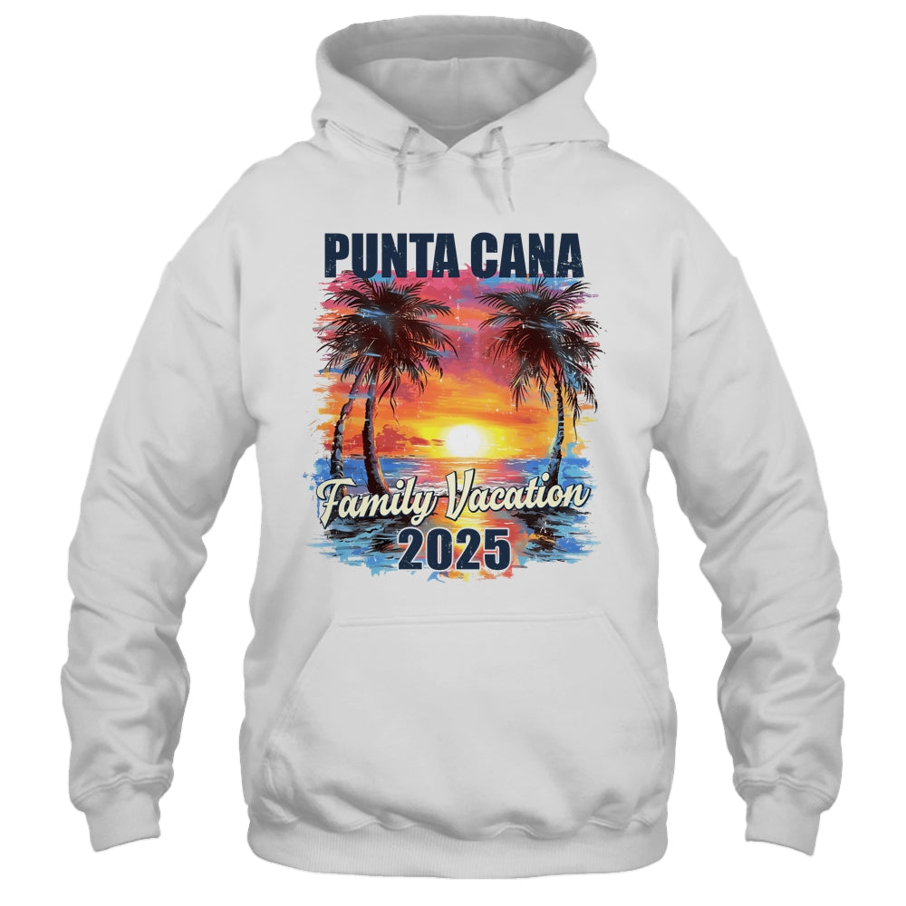 Family Vacation Punta Cana 2025 Summer Trip Matching Shirt & Tank Top | teecentury