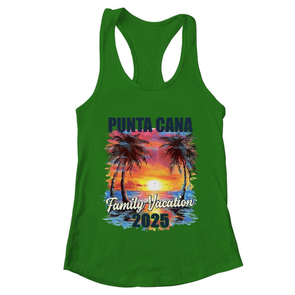 Family Vacation Punta Cana 2025 Summer Trip Matching Shirt & Tank Top | teecentury