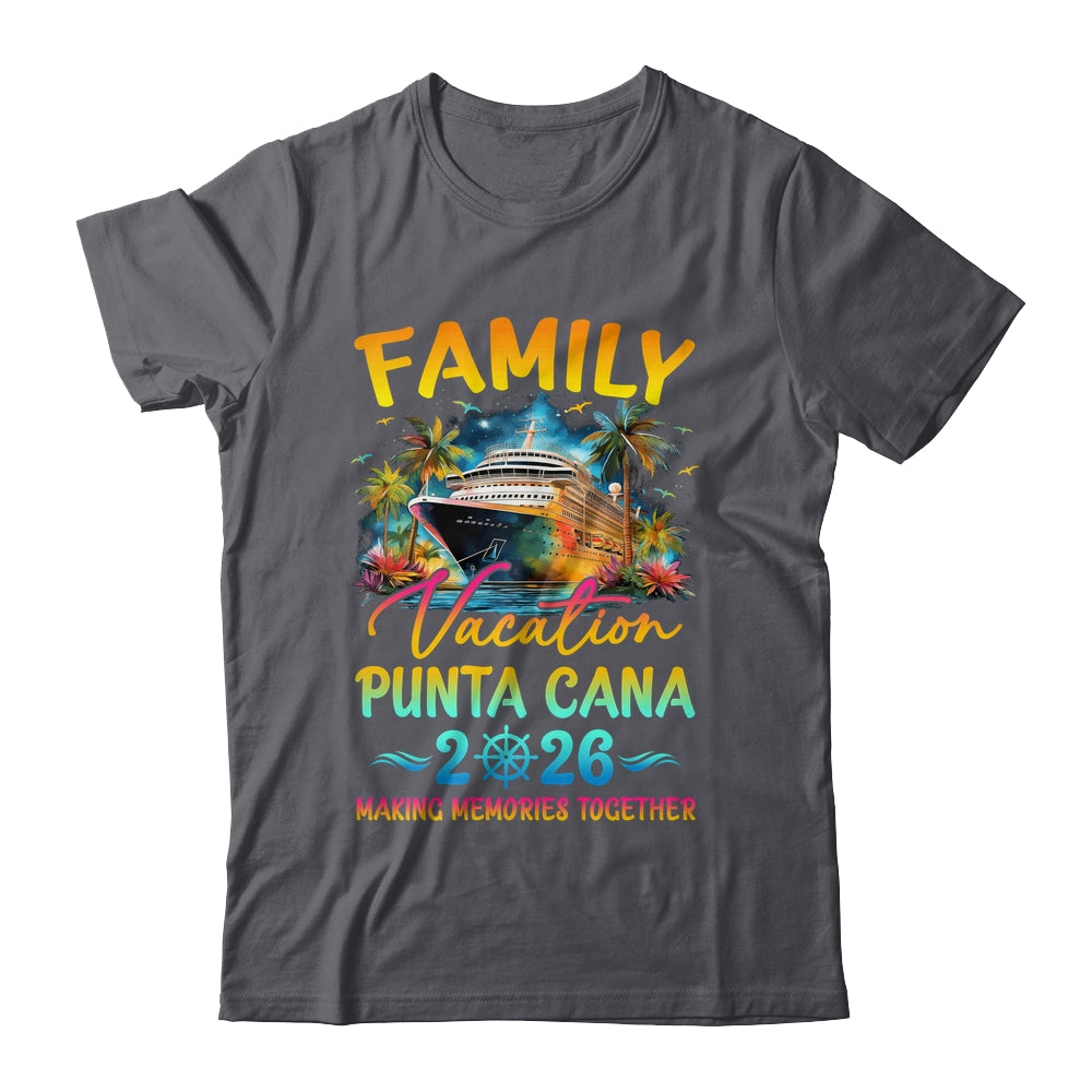 Family Vacation Punta Cana 2026 Matching Group Summer Shirt & Tank Top | teecentury