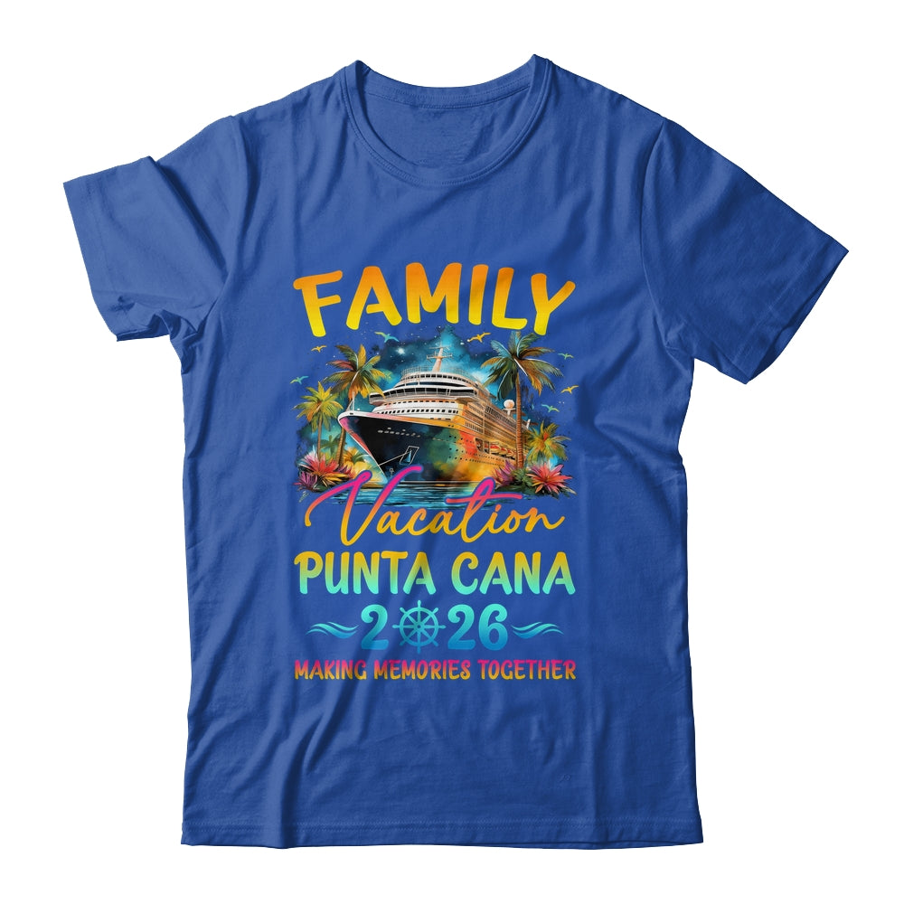 Family Vacation Punta Cana 2026 Matching Group Summer Shirt & Tank Top | teecentury