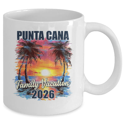 Family Vacation Punta Cana 2026 Summer Trip Matching Mug | teecentury