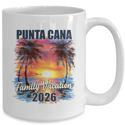 Family Vacation Punta Cana 2026 Summer Trip Matching Mug | teecentury