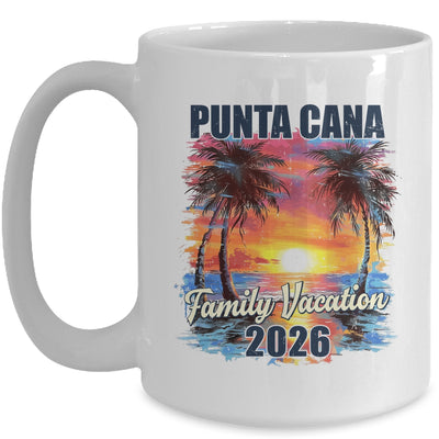 Family Vacation Punta Cana 2026 Summer Trip Matching Mug | teecentury
