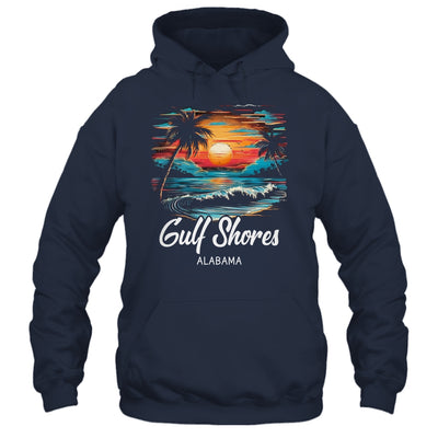 Family Vacation Retro Sunset Alabama Gulf Shores Shirt & Tank Top | teecentury