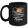 Family Vacation Retro Sunset Bahamas Nassau Mug | teecentury
