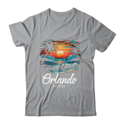 Family Vacation Retro Sunset Florida Orlando Shirt & Tank Top | teecentury